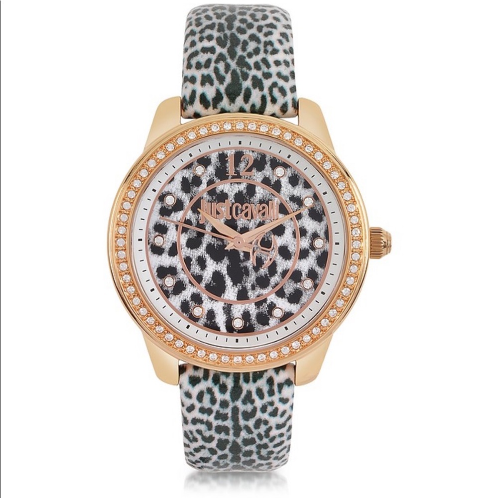 New! Just Cavalli Roberto Cavalli Leopard watch